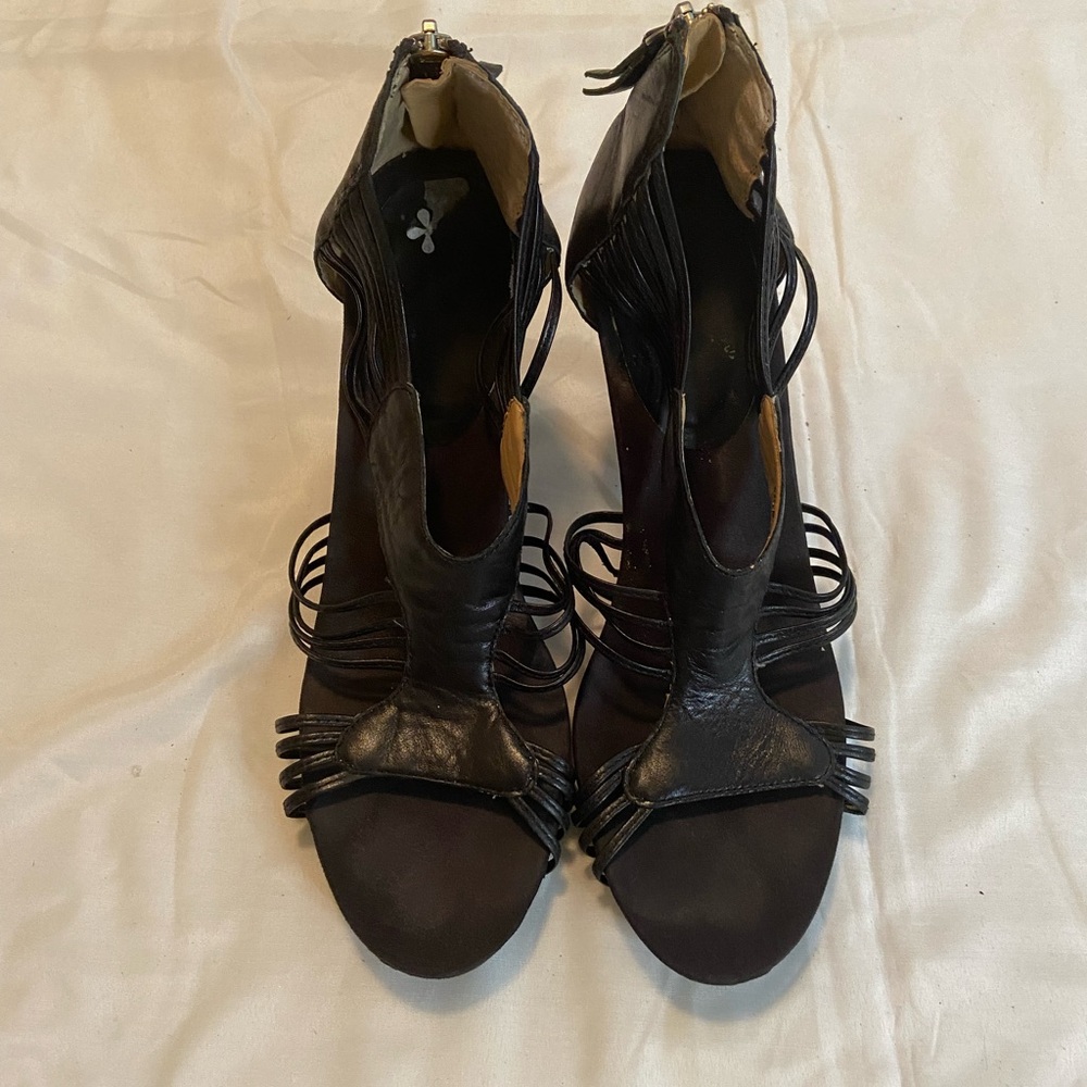 Nine West Sophia Black Pumps Heels Sz 8.5